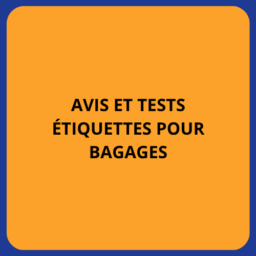  avis et tests Étiquettes pour bagages
