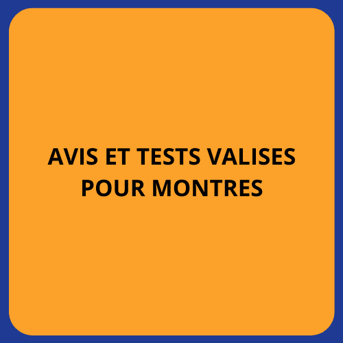 Avis et tests valises pour montres