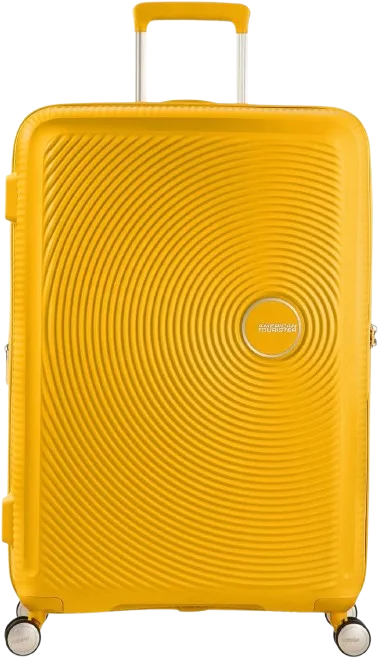 American Tourister Soundbox Spinner Jaune Or