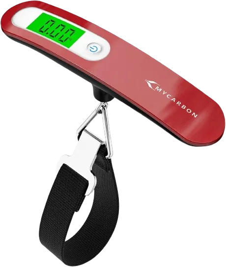 Pèse-bagage MYCARBON couleur Rouge