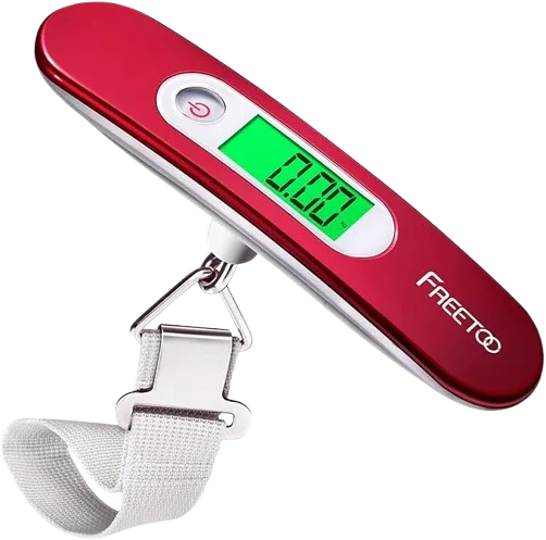 Pèse-bagage FREETOO couleur Rouge
