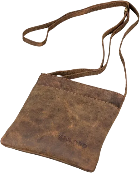 sac main cuir rigide