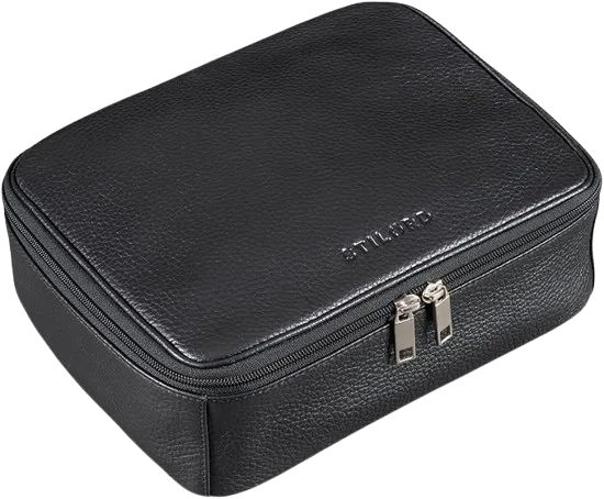 trousse toilette cuir vintage