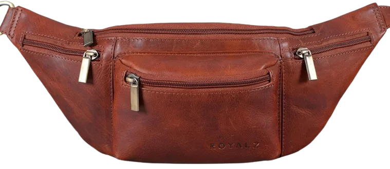 ROYALZ Laguna Sac Banane Cuir Vintage