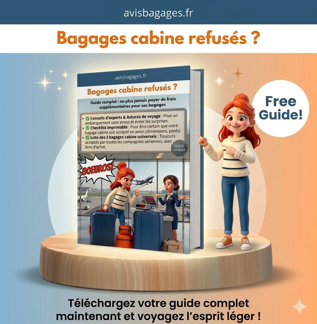 Guide bagage cabine