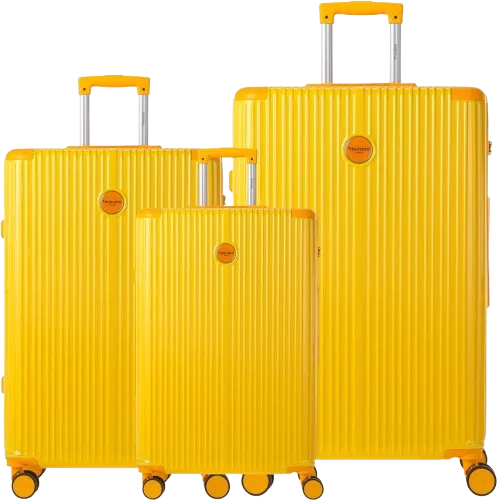 Murano Set de 3 valises Dark Yellow